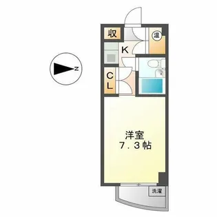 愛知県名古屋市中区新栄1丁目【マンション】の間取り