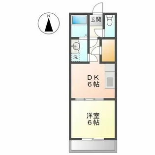明治第7ビル【4階】の間取り