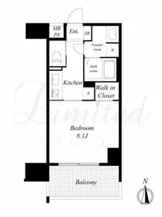 1Kの間取り画像