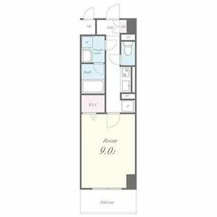 パルファン ドゥ ジョア【2階】の間取り