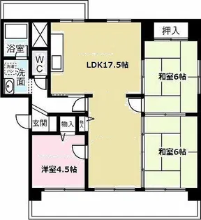 バル五番館【4階】の間取り