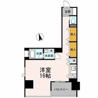 カスタリア伏見【8階】の間取り