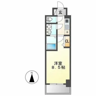 S-RESIDENCE浄心Ⅱ【903号室】の間取り
