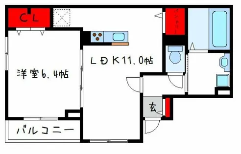 アルカンシエルヌーモ【2階】の間取り