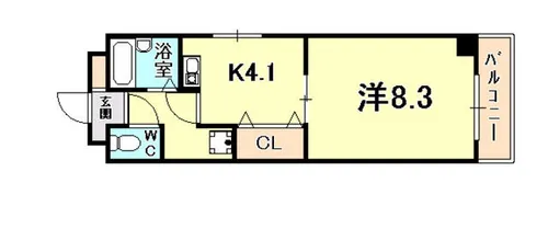 AUBE918【5階】の間取り