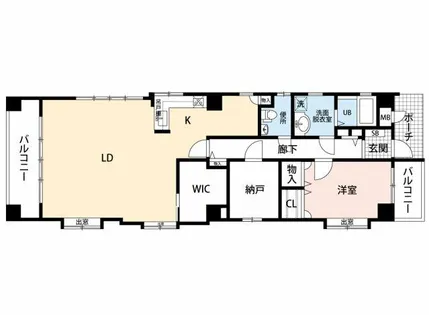 グレースメゾン六本松【601号室】の間取り