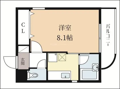 パレット【401号室】の間取り