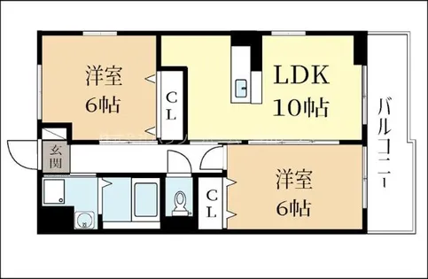 Porto Bello【2階】の間取り