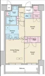 RJRプレシア六本松【7階】の間取り