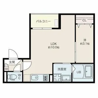 Jack terasakiⅠ【203号室】の間取り