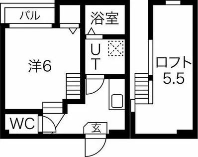 レンガース I【1階】の間取り