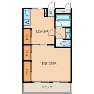 ヨイマンション【4階】の間取り