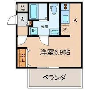 CREA児玉【3階】の間取り