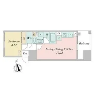 デュオフラッツ今池フレナ【8階】の間取り