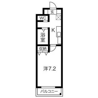 A・City港陽【312号室】の間取り