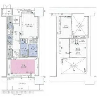 エステムコート名古屋駅前CORE【1106号室】の間取り