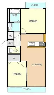 稲熊ビル【2階】の間取り