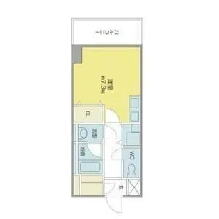 ベレーサ築地口ステーションタワー【4階】の間取り