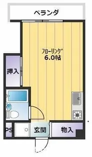 ユトリロ北山【403号室】の間取り