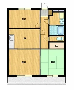 ユトリロ神ノ郷【1階】の間取り