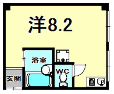 グランディア北野異人館通【6階】の間取り
