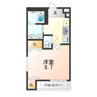 フジパレス高石駅北Ⅴ番館【2階】の間取り