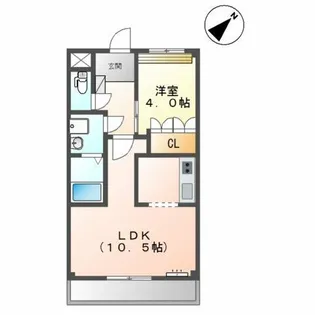 ブルーサンズロック【1階】の間取り