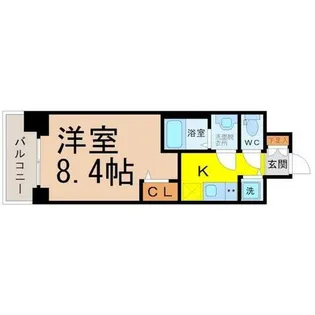 プレサンス鶴舞公園セラヴィ【9階】の間取り