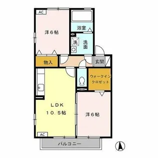 グラン・シャリオ【2階】の間取り