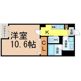 フラシア新栄町【2階】の間取り