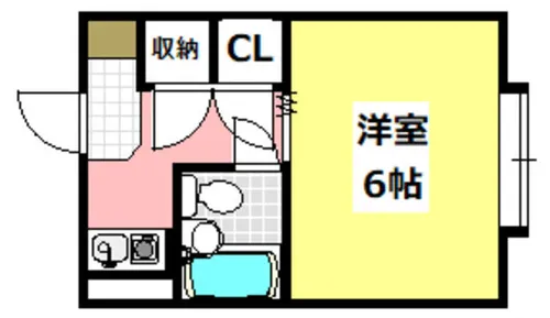 FUJI HOUSE【103号室】の間取り