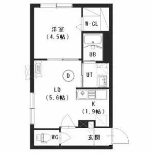 サクラブール栄通【4階】の間取り