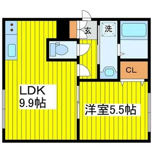 レグルス14【3階】の間取り
