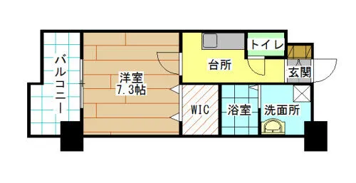 福岡県北九州市小倉北区三萩野1丁目【マンション】の間取り