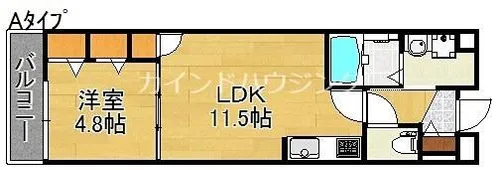 アマポーラ みさき【2階】の間取り