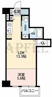 クリスタルブライト天満橋リバーサイド【11階】の間取り