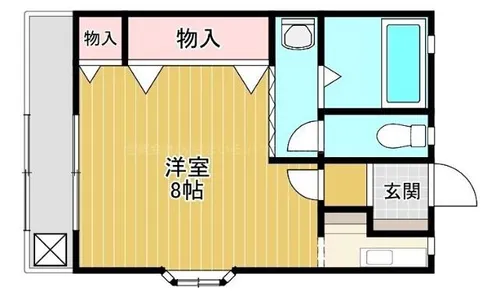 メゾンミノール【103号室】の間取り