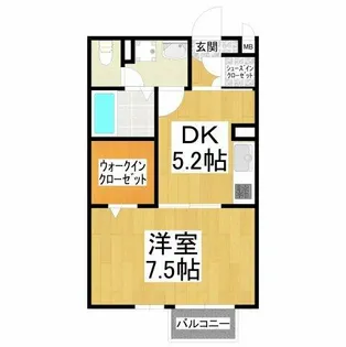 エトワール【2階】の間取り