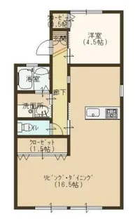 タデノハイツ・セジュールタデノ【2階】の間取り