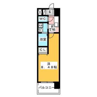 マリオン千代田【4階】の間取り