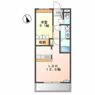 アクロポリスⅢ【2階】の間取り