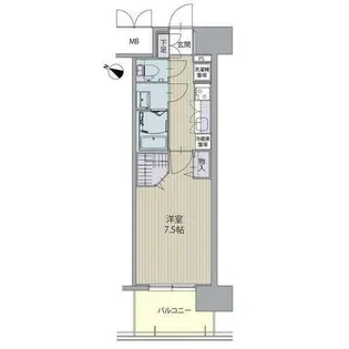 パルティール笠寺【11階】の間取り