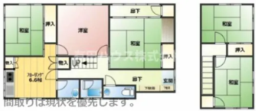 和歌山県和歌山市内原【一戸建】の間取り