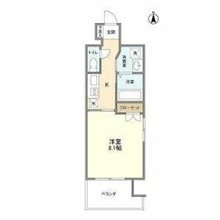 エルメディオ千種【9階】の間取り