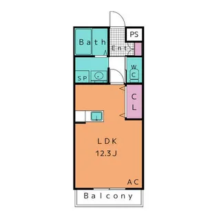グランデージ14【2階】の間取り