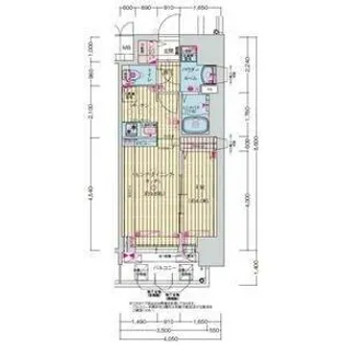 プレサンス今池駅前フェルディノ【6階】の間取り