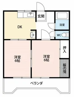 コーポ三浦【302号室】の間取り