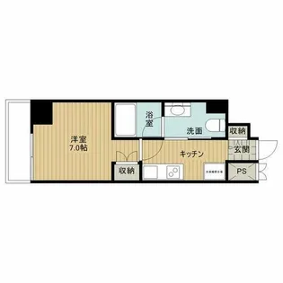 フローライト徳川【8階】の間取り