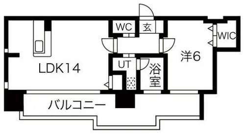 愛知県名古屋市中区新栄1丁目【マンション】の間取り