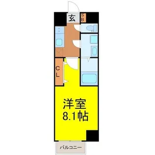 愛知県名古屋市瑞穂区堀田通9丁目【マンション】の間取り